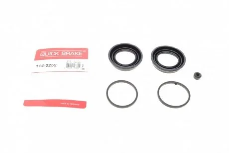 Ремкомплект гальмівного супорта передн Лів/Прав (діаметр поршня: 48) MERCEDES GL (X166), GLE (C292), GLE (W166), GLS (X166), M (W166), JEEP GRAND CHEROKEE, GRAND CHEROKEE II 2.2D-6.4 10.98- QUICK BRAKE 114-0252