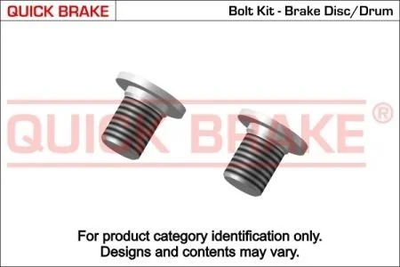 Фото болт гальмівного диска QUICK BRAKE 11661K Болт гальмівного диска QUICK BRAKE 11661K