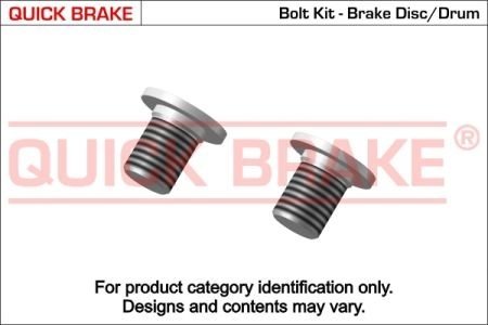 Болт гальмівного диска QUICK BRAKE 11662K (фото 1)