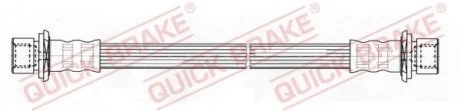 Гальмівний шланг гнучкий задн Лів/Прав (довжина 298мм, M10x1/M10x1) TOYOTA YARIS 1.0-1.5 04.99-11.05 QUICK BRAKE 24004