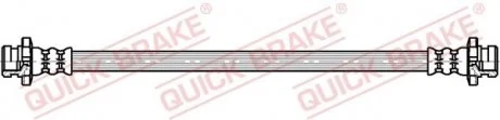 Гальмівний шланг гнучкий задн Лів/Прав (довжина 190мм, M10x1/M10x1) NISSAN QASHQAI +2, QASHQAI I 1.5D-2.0D 11.06-07.14 QUICK BRAKE 25057