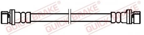 Фото гальмівний шланг гнучкий задн Прав (довжина 236мм, M10x1/M10x1) HONDA CIVIC VIII 1.4-2.2D 09.05-01.12 QUICK BRAKE 25098 Гальмівний шланг гнучкий задн Прав (довжина 236мм, M10x1/M10x1) HONDA CIVIC VIII 1.4-2.2D 09.05-01.12 QUICK BRAKE 25098