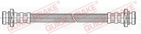 Гальмівний шланг гнучкий задн Лів/Прав (довжина 279мм, M10x1/M10x1) OPEL AGILA A, SUZUKI IGNIS I 1.0-1.3D 09.00-12.07 QUICK BRAKE 27059