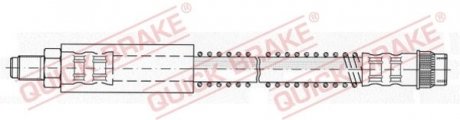 Шланг гальмівний QUICK BRAKE 32977