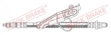 Шланг тормозной QUICK BRAKE 42917 (фото 1)