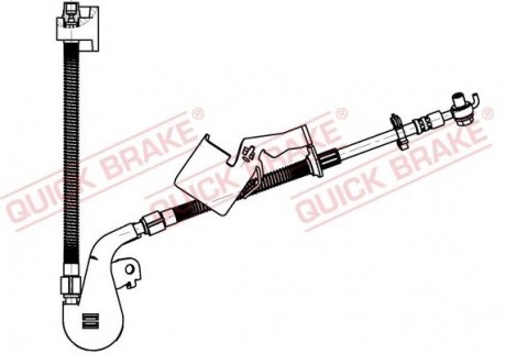 Гальмівний шланг QUICK BRAKE 50.703X