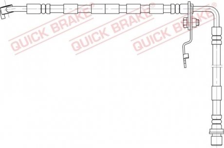 PRZEWУD HAM./TYЈ/ QUICK BRAKE 50892 (фото 1)