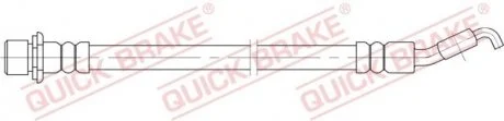 Гальмівний шланг гнучкий задн Лів/Прав (довжина 180мм, M10x1) TOYOTA AURIS, VERSO 1.33-2.2D 10.06-08.18 QUICK BRAKE 58001