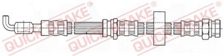 Шланг тормозной QUICK BRAKE 58978