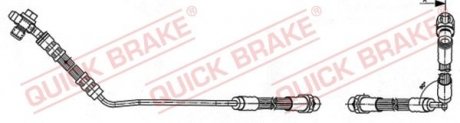 Шланг тормозной QUICK BRAKE 59941X