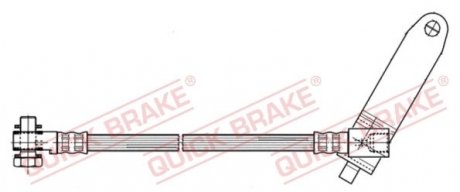 Шланг тормозной QUICK BRAKE 59979X