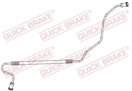 Шланг гальмівний QUICK BRAKE 96.018