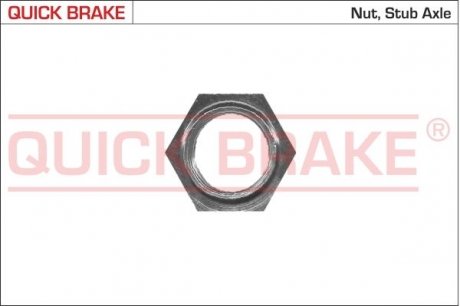 Гайка ступиці колеса QUICK BRAKE 9804