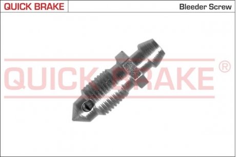 32 QUICK BRAKE ШТУЦЕР ПРОКАЧУВАННЯ ГАЛЬМІВНОГО СУПОРТУ 5,00/16,70/10 X1.0