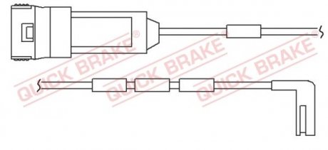 Датчик зносу гальмівних колодок QUICK BRAKE WS 0124 A (фото 1)