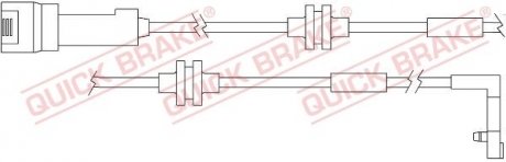 Датчик износа тормозных колодок.) QUICK BRAKE WS0157A