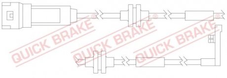 Датчик зносу гальмівних колодок QUICK BRAKE WS0158A