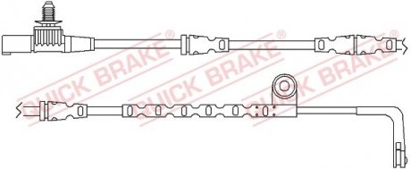 Датчик износа тормозных колодок.) QUICK BRAKE WS0265A (фото 1)