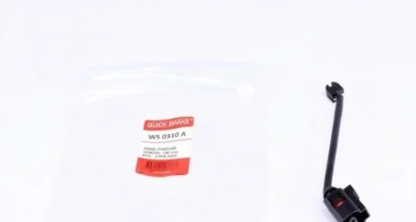 Фото датчик износа тормозных колодок QUICK BRAKE WS 0310 A Датчик износа тормозных колодок QUICK BRAKE WS 0310 A