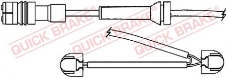 Гальмівні аксесуари QUICK BRAKE WS 0350 A