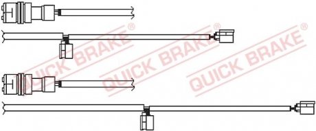 Гальмівні аксесуари QUICK BRAKE WS 0351 A