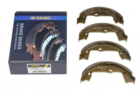 Фото колодки гальмівні бар. зад. Astra F/Vectra B/Omega A/B 86-03 Raiso RB8223 Колодки гальмівні бар. зад. Astra F/Vectra B/Omega A/B 86-03 Raiso RB8223