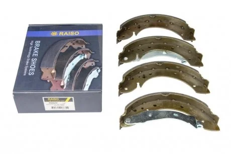 Фото колодки гальмівні бар. зад. Berlingo/Partner 96-08 Raiso RB8635 Колодки гальмівні бар. зад. Berlingo/Partner 96-08 Raiso RB8635