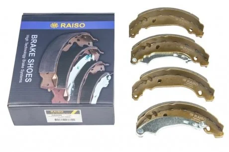 Колодки гальмівні бар. зад. Clio II/Symbol I/Logan 98- Raiso RB8669