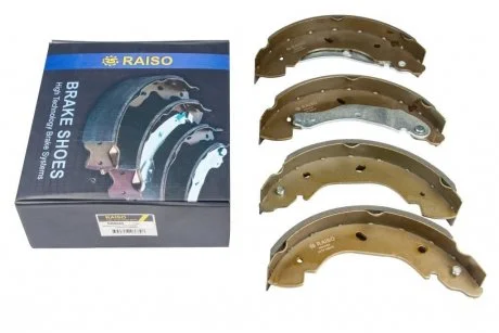 Колодки гальмівні бар. зад. Transit (FWD) 00- Raiso RB8689