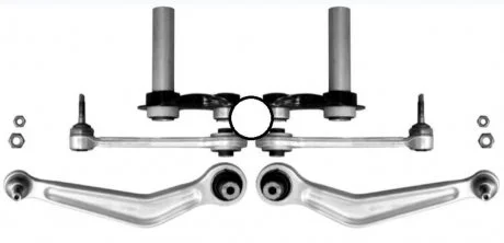 Комплект важелів підвіски (задньої) BMW 5 (E39/E60) Raiso RL-333200-KIT
