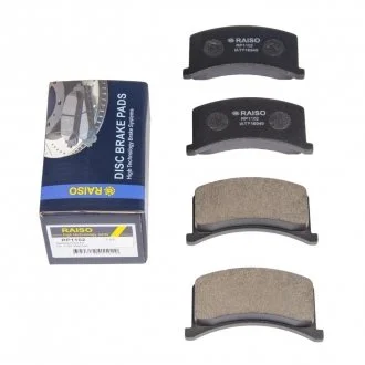 Колодки гальмівні диск. перед. Tavria (1102) 89-07 Raiso RP1102