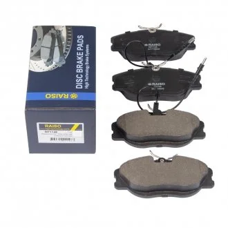 Колодки гальмівні диск. перед. Jumpy/Scudo/Expert (з датчиками) 96- Raiso RP1148