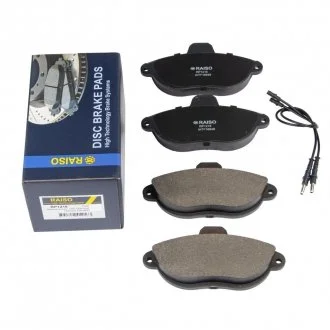 Колодки гальмівні диск. перед. Jumpy/Scudo/Expert (з датчиками) 96- Raiso RP1216