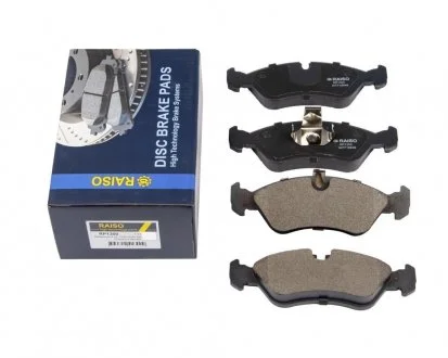 Фото колодки гальмівні диск. перед. Astra F/Kadett E/Vectra A/B 87-03 Raiso RP1300 Колодки гальмівні диск. перед. Astra F/Kadett E/Vectra A/B 87-03 Raiso RP1300