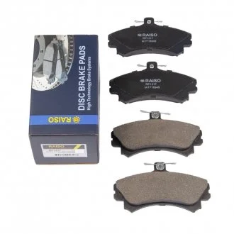 Фото колодки гальмівні диск. перед. Volvo S40/V40/Colt VI/Carisma 95-08 Raiso RP1317 Колодки гальмівні диск. перед. Volvo S40/V40/Colt VI/Carisma 95-08 Raiso RP1317