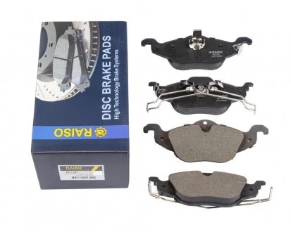 Колодки гальмівні диск. перед. Astra G/Zafira A 98-09 Raiso RP1351