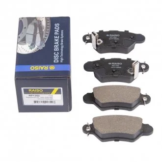 Колодки гальмівні диск. зад. Astra G/Zafira A 98-09 Raiso RP1352