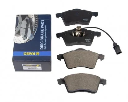 Колодки гальмівні диск. перед. VW T4 (з датчиком) 96-03 Raiso RP1391