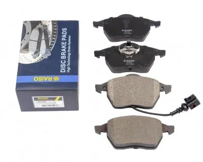 Колодки гальмівні диск. перед. Golf IV/Octavia I (з датчиком) 96-10 Raiso RP1403