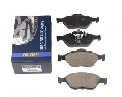 Колодки гальмівні диск. перед. Fiesta IV/V/Fusion 96-12 Raiso RP1419