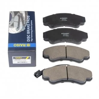 Колодки гальмівні диск. перед. Jumper/Ducato/Boxer (з датчиком) 94- Raiso RP1518