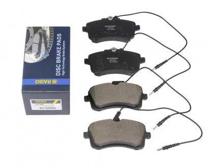 Колодки гальмівні диск. перед. Peugeot 407 (з датчиками) 04- Raiso RP1594