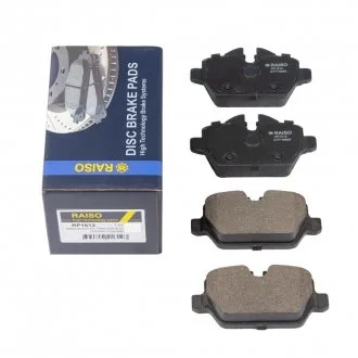 Колодки гальмівні диск. зад. BMW 3(E90)/1(E81) 04-13 Raiso RP1612