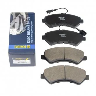 Колодки гальмівні диск. перед. Jumper/Ducato/Boxer (з датчиками) 06- Raiso RP1703