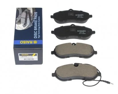 Колодки гальмівні диск. перед. Jumpy II/Expert II/Scudo (з датчиком) 07- Raiso RP1719