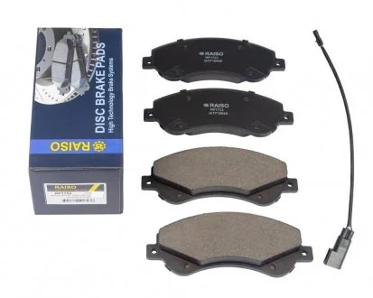 Колодки гальмівні диск. перед. Transit (V347) (FWD) (з датчиками) 06- Raiso RP1723