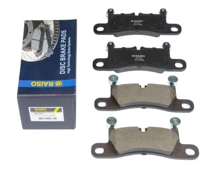 Фото колодки гальмівні диск. зад. Touareg/Cayenne 10- Raiso RP1875 Колодки гальмівні диск. зад. Touareg/Cayenne 10- Raiso RP1875