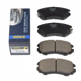 Фото колодки гальмівні диск. перед. Sonata 01-/Magentis 05- Raiso RP3352 Колодки гальмівні диск. перед. Sonata 01-/Magentis 05- Raiso RP3352