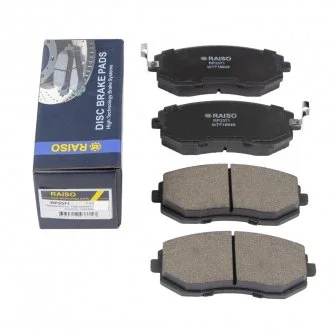 Фото колодки гальмівні диск. перед. Impreza/Forester 02- Raiso RP3371 Колодки гальмівні диск. перед. Impreza/Forester 02- Raiso RP3371