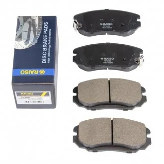 Колодки гальмівні диск. перед. Tucson 04-10 Raiso RP3409